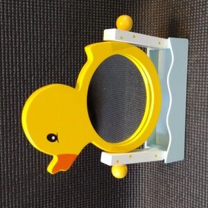 Cute Yellow Duck Mirror With A Holder.